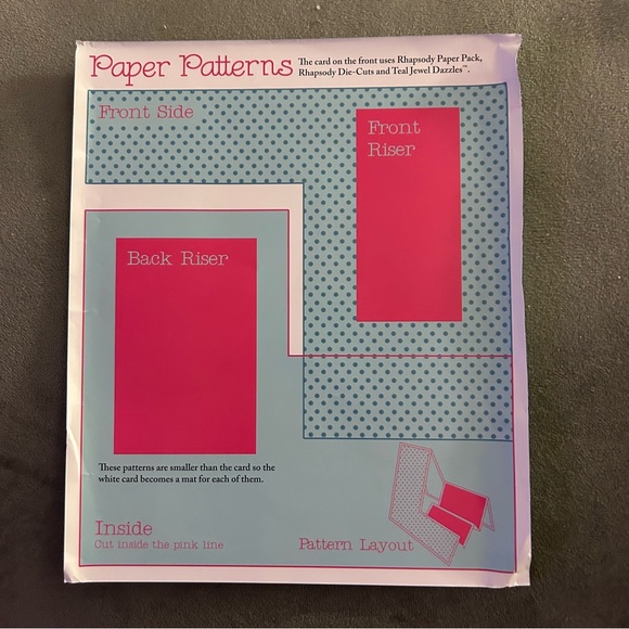 Hot Off The Press - 5 SIDE Step Cards & Envelopes - Picture 2 of 3